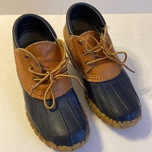 LL Bean Woman’s Ankle Leather Duck Boots